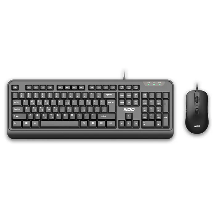 NOD ΣΕΤ Ενσύρματο Keyboard-Mouse BUSINESS PRO | axd.gr