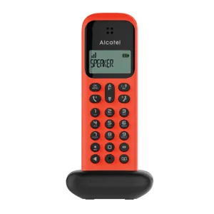 Alcatel D285 Κόκκινο Dect Ασύρματο τηλέφωνο