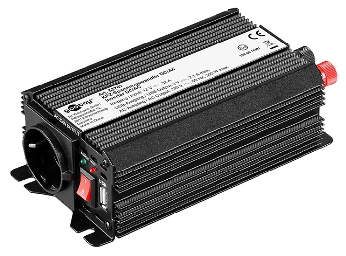 CAR POWER Inverter 300W/12V Goobay USB | axd.gr