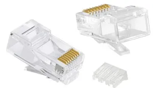 Ακροδέκτης Βύσμα RJ45 CAT6/6a UTP 8p8cs PLUGS Πλαστικό