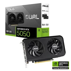 ASUS 8Gb GeForce RTX5050 Dual OC 3xDP+1H 550W 3YW