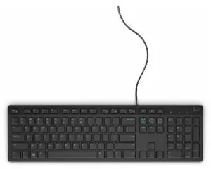 Dell Keyboard Ενσύρματο KB216 Greek QWERTY Multimedia Black