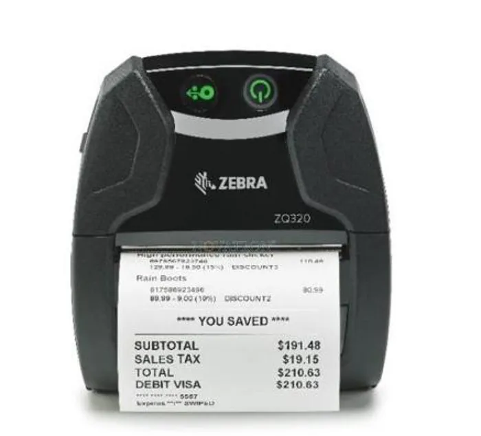 Εκτυπωτής Barcode Zebra ZQ320 Thermal Mobile BT/WiFi 2ΥW | axd.gr Εκτυπωτής Barcode Zebra ZQ320 Thermal Mobile BT/WiFi 2ΥW | axd.gr