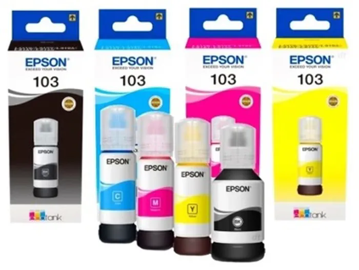 Epson C13T00S44A YELLOW No103 65ml 4500p Ink Dye ITS. | axd.gr