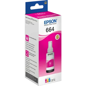 Epson C13T66434A MAGENTA no664 70ml 6500p Dye Ink ITS.
