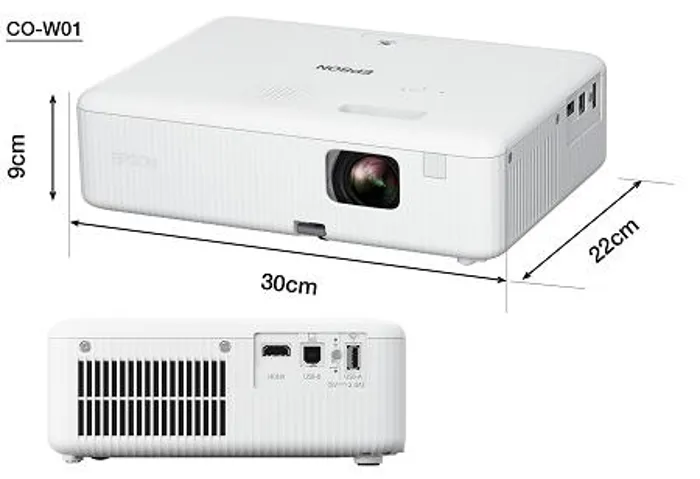EPSON Projector CO-W01 3LCD 3000A WXGA HDMI 2YW | axd.gr