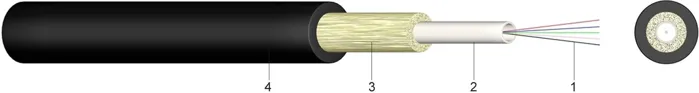 F/O Outdoor Cable 1m 9/125 Fiber Καλώδιο Οπτικής Ίνας εξωτερική | axd.gr