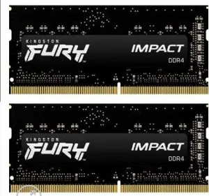 Kingston 32Gb DDR4 3200MHz SODIMM (2X16) CL20 FURY Impact KITx2