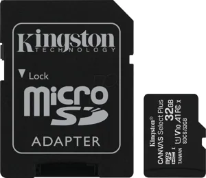 Kingston MicroSDHC SDCS/32GB Class 10 SD Adapter