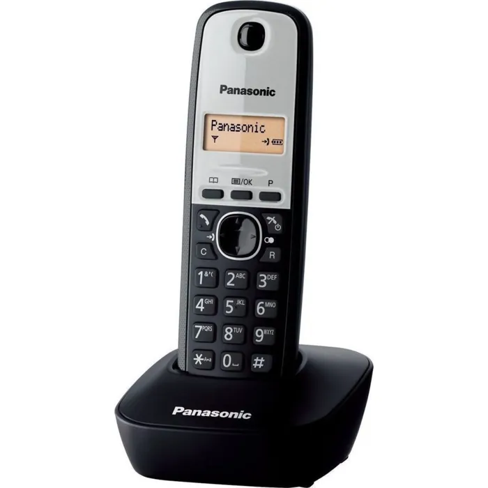 Panasonic KX-TG1611GRG Μαύρο-Ασημί Dect Aσύρματο Τηλέφωνο | axd.gr Panasonic KX-TG1611GRG Μαύρο-Ασημί Dect Aσύρματο Τηλέφωνο | axd.gr