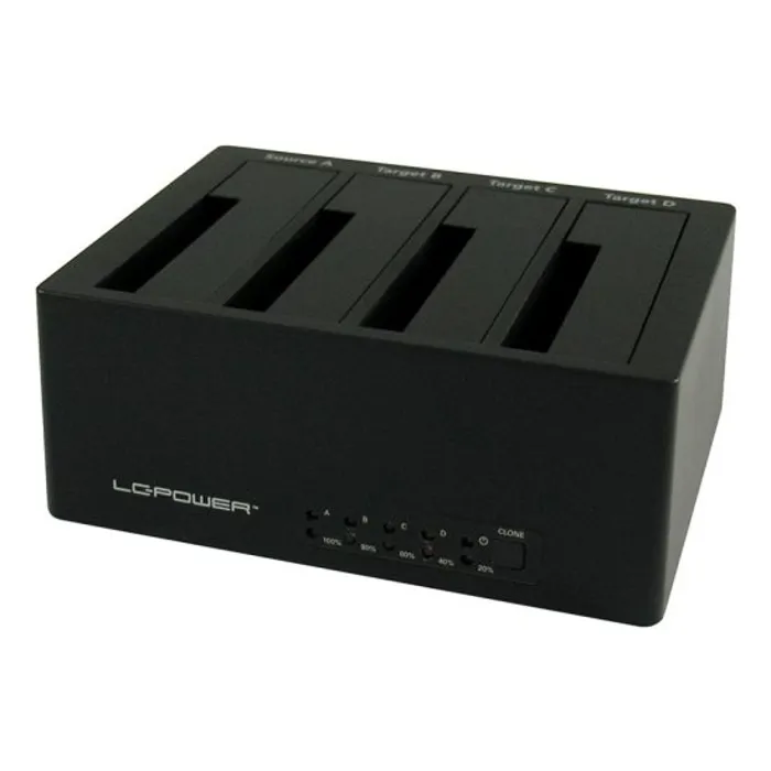 Docking Station 2xHDD 2.5/3.5 LC-Power USB Cloning Tool | axd.gr