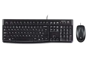 Logitech ΣΕΤ Ενσύρματο Keyboard-Mouse MK120 920-002541
