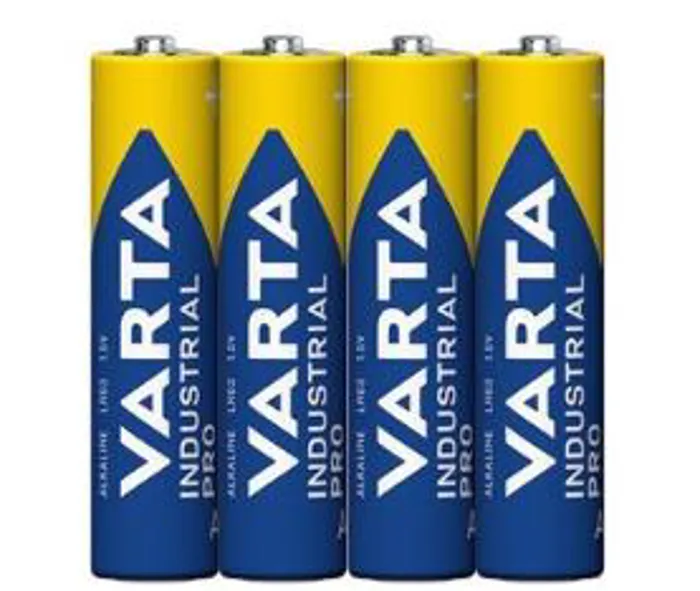 Μπαταρία AAA VARTA 1.5V LR03 4x Blister Αλκαλικές Industrial Pro | axd.gr