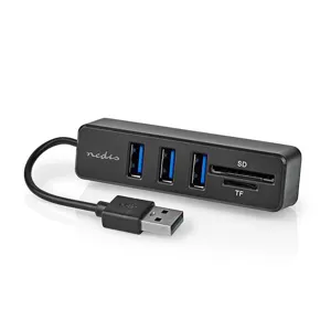 NEDIS USB 3 Hub 3 θυρών + Card Reader