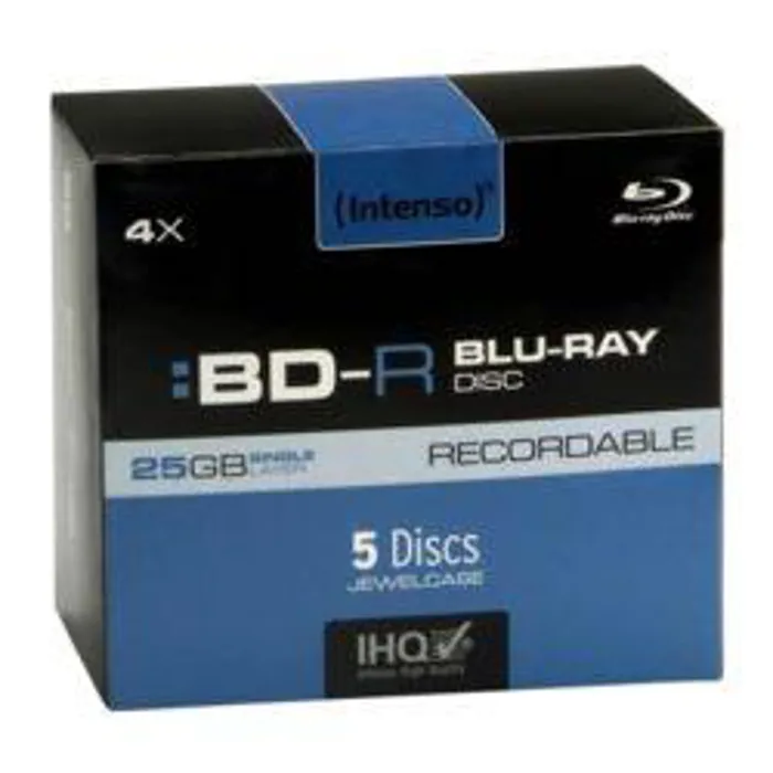 Οπτικός Δίσκος INTENSO Blu-Ray 25GB BD-R 4x 25GB (5 Τεμάχια) | axd.gr Οπτικός Δίσκος INTENSO Blu-Ray 25GB BD-R 4x 25GB (5 Τεμάχια) | axd.gr