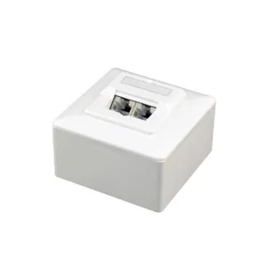 ΠΡΙΖΑ 2xRJ45 Διπλή CAT6 UTP Επίτοιχη