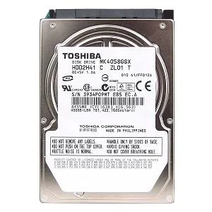Toshiba 400GB HDD SLIM 2.5" SATA MK4058GSX Ανακατασκευής #RFB
