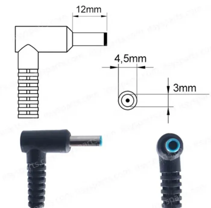 Τροφοδοτικό 120W 19.5V 6.15A 4.5mmx3.00mm for HP PSU 60156C | axd.gr