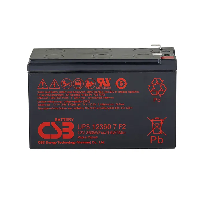 Μπαταρία 12V-7.2Ah για UPS CSB Battery GP1272 | axd.gr
